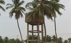 Water storage facility for safe water distribution in Togo, Africa